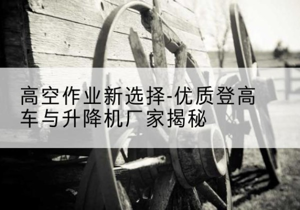 宜阳登高车厂家-高空作业新选择-优质登高车与升降机厂家揭秘